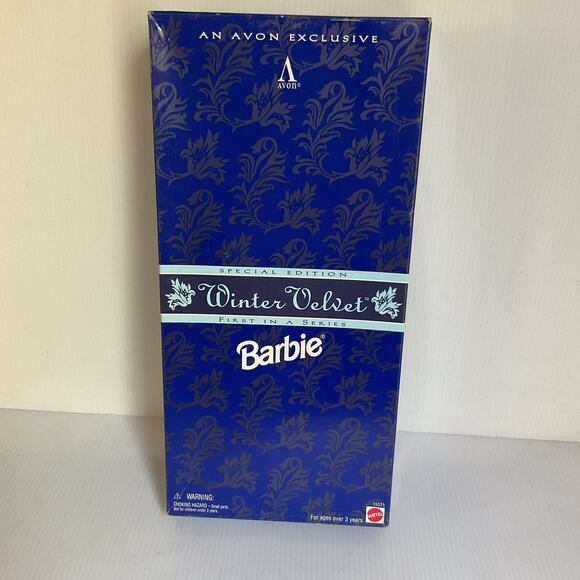 Barbie Winter Velvet Special Edition Avon Exclusive 1995 First in Series NIB - Picture 8 of 12
